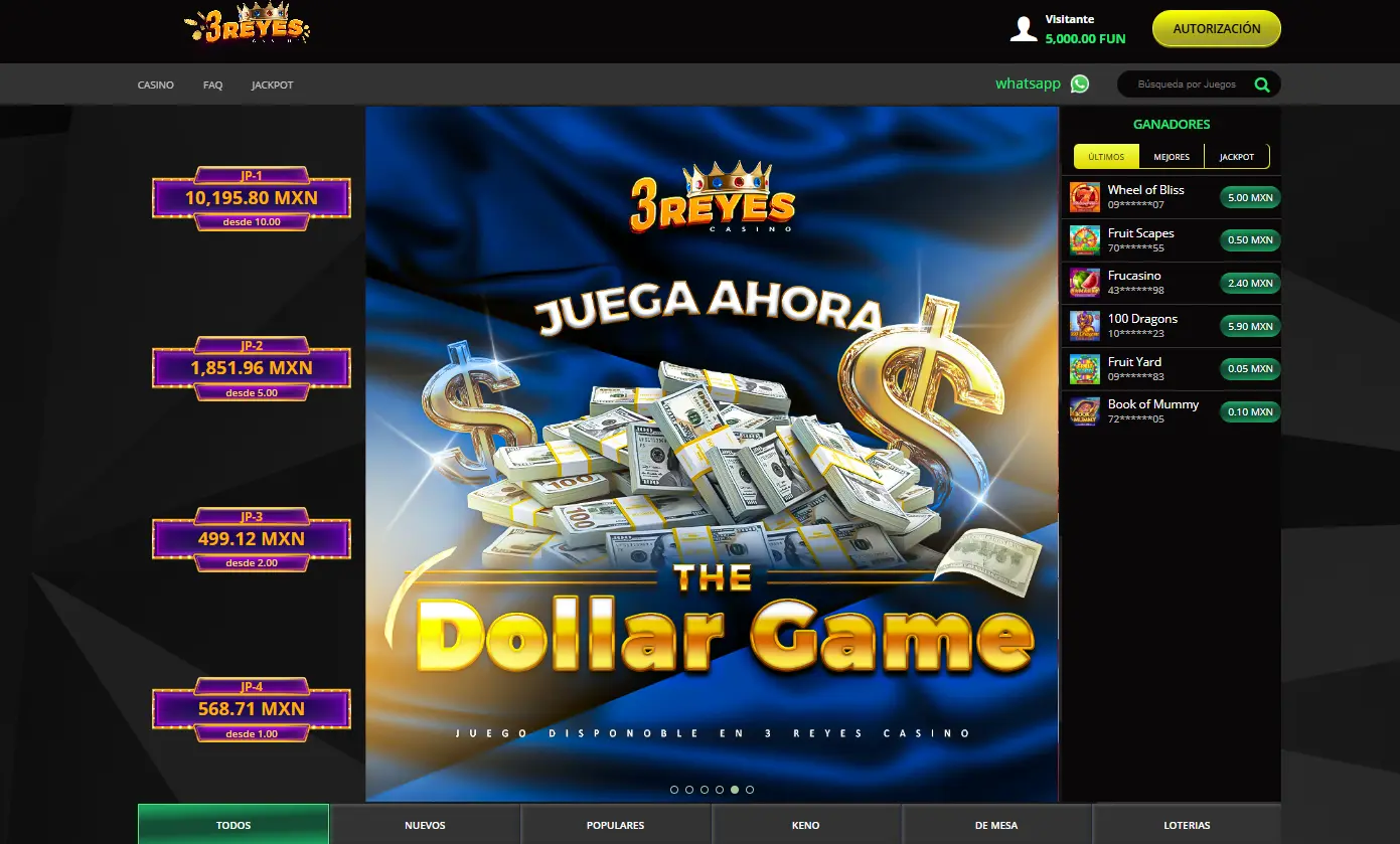 Métodos de pago y retiros rápidos en casino Tres Reyes Métodos de pago y retiros en casino Tres Reyes